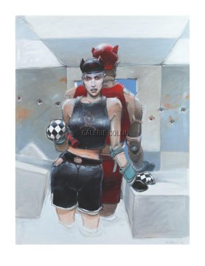 Enki Bilal • "La folle du roi"  Estampe pigmentaire   Edition limitée