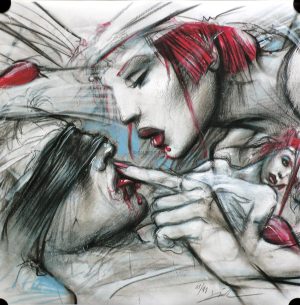 Enki Bilal "LÉCHÉ À L'AVEUGLE" Estampe pigmentaire Edition limitée 11 exemplaires