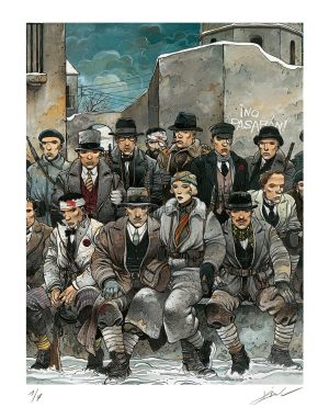 Enki Bilal " Les phalanges de l’ordre noir" estampe pigmentaire numérotée signée 7 ex.