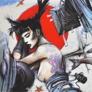 Enki BILAL • "TATTOO" Estampe pigmentaire de luxe . édition limitée: