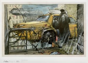 Enki Bilal "Taxi" Affiche édition d'art . 50 x 70 cm
