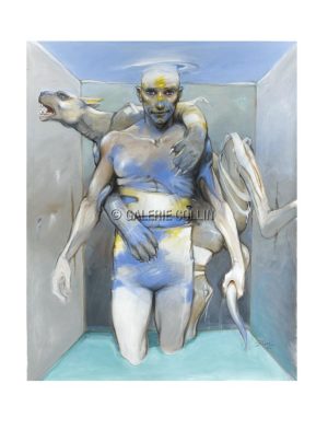 Enki Bilal • "Vertebrati couple II" Estampe pigmentaire Edition limitée 25 ex