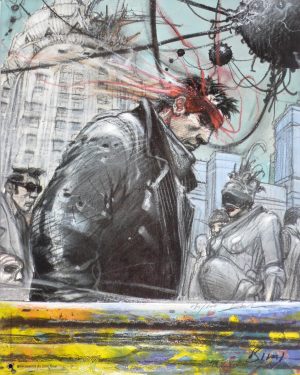 Enki Bilal "Obscurantis" Affiche édition d'art numérotée signée limitée à 100 ex: