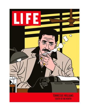 FLOC'H - LIFE "TENNESSEE WILLIAMS" estampes pigmentaires n° signées 30 ex