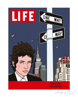 FLOC'H-LIFE "BOB DYLAN" estampes pigmentaires n° signées 30 ex