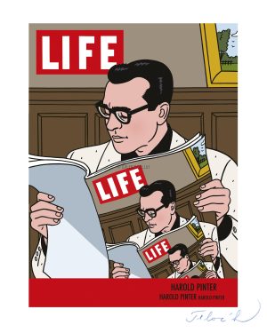 FLOC'H-LIFE "HAROLD PINTER" estampes pigmentaires n° signées 30 ex