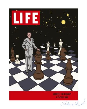 FLOC'H - LIFE "Marcel Duchamp" estampes pigmentaires n° signées 30 ex