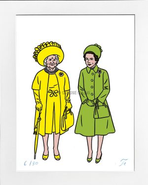 Floc'h • "Queen and Mother" Estampe pigmentaire Numérotée signée limitée 30 ex