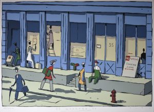 Francois Avril-sérigraphie "35 Woosterst"