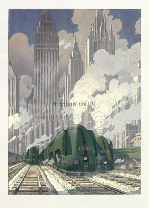François Schuiten • Épreuve Pigmentaire "La 12" Format collector E.A N°& Signé