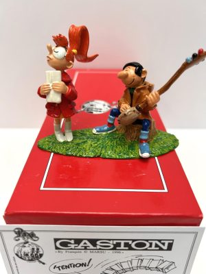 Franquin-Pixi-La sérénade de Gaston à Mlle Jeanne