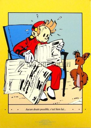 FRANQUIN . Sérigraphie "Aucun doute possible"