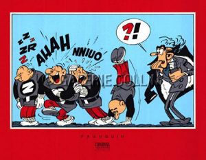 FRANQUIN . Sérigraphie "Zorglhommes"