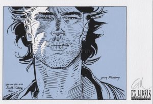 GIR dit GIRAUD • EX-LIBRIS - Sérigraphie "Blueberry - signé.