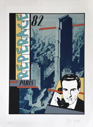 Gloria Spontex • Sérigraphie "Repérage" numérotée signée 100ex  - Rare