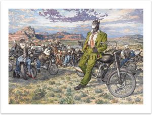 Guarnido " Amarillo's road" Affiche édition d'art