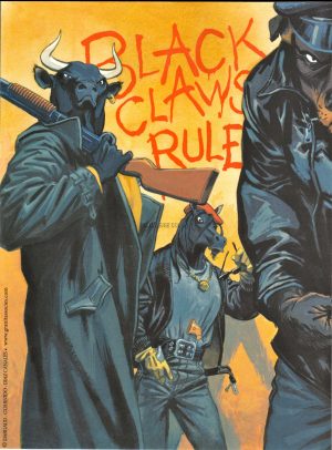Guarnido "Black Claws" Affiche édition d'art 24x18cm