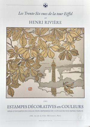Henri RIVIERE • Affiche édition d'art "1902"