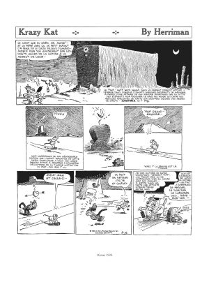 HERRIMAN affiche édition d'art " Krazy Kat"