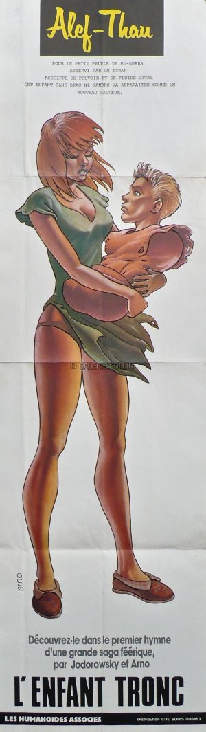 Jodorowsky-Arno Affiche "l'enfant tronc" Humanoïdes associés ; Année 80