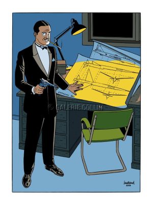 André Juillard . Baton de Plutarque “Olrik” - Sérigraphie