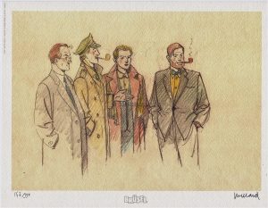 André Juillard •  Blake et Mortimer "Esquisses" Ex-Libris-399 ex