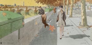 JUILLARD. Affiche Edition d'Art" Le quai de la Mégisserie..."