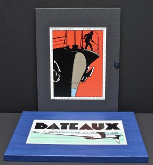 Juillard.Blake & Mortimer - Portfolio "Bateaux" Numérotés signés 75ex