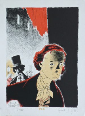 LE GALL Frank . Sérigraphie "David Copperfield" signée 120ex.