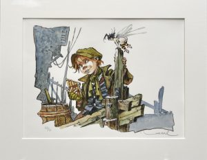 Loisel- Estampe pigmentaire "Peter Pan"Signée, limitée et numérotée