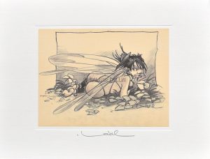 Loisel • "Fée n° 3" Affiche édition d'art sur papier vergé Conqueror signée