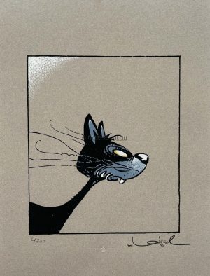 Loisel "le chat" Tirage pigmentaire  signé  limité à 300ex.