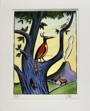 Loustal • Affiche edition d'art "Histoire naturelle 1" signée numérotée limitée à 40ex