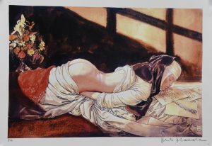 Manara • Affiche édition d'art "La lettre" signée