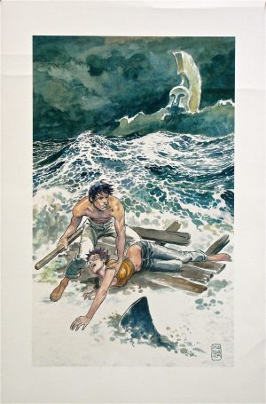 Manara • "GIUSEPPE BERGMAN : AVENTURES MYTHOLOGIQUES" Affiche