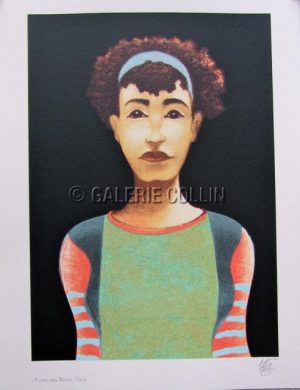 MATTOTTI . Petite sérigraphie signée "Viola"