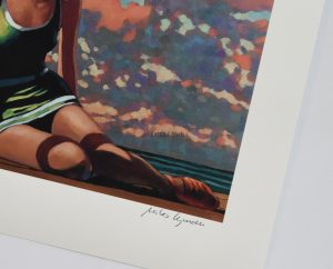 Miles HYMAN • Estampe pigmentaire "La Sirena" - Signée, limitée et numérotée