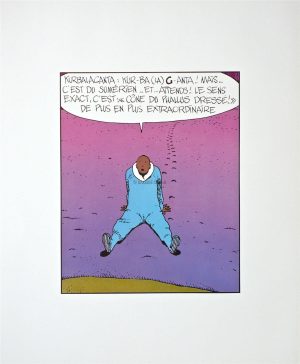 MOEBIUS • Affichette extraite du Portfolio "Tueur de Monde" 30