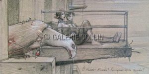 Enki BILAL • "Ô, ROMEO !..." Affiche poster édition d'Art issue de "Julia & Roem"