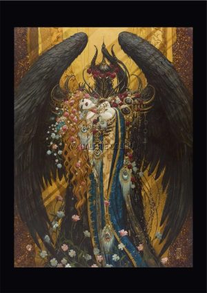 Olivier Ledroit • Affiche "Jeune fille et la mort 1" signée