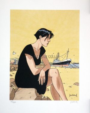 JUILLARD • Impression aux encres - LENA "ASSISE"  N° et signée 200 ex.