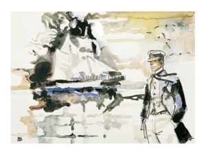 Pratt Corto Maltese "Avévo" Affiche édition d'art