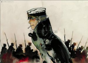 Pratt Corto Maltese "la jeunesse" Affiche édition d'art