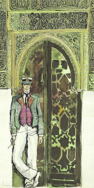 Pratt Corto Maltese "Mauresque" Affiche édition d'art
