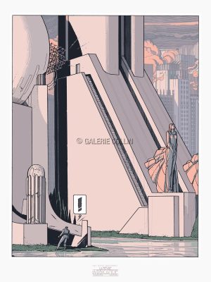 SCHUITEN • Sérigraphie "Les Cités Obscures - La Fièvre d'Urbicande" Numérotée signée 100ex.
