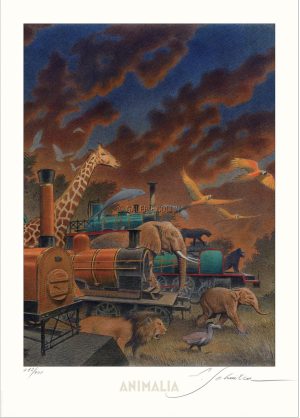 SCHUITEN • Affiche édition d'art "Animalia" Numérotée & Signée 400 ex.