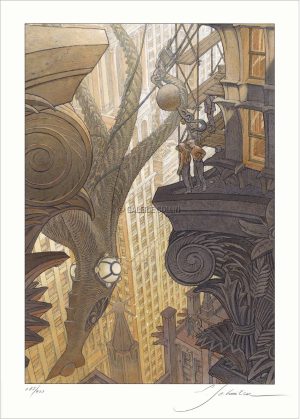 Schuiten"Le retour du capitaine Nemo-Entre les tours"numérotée signée 400ex.