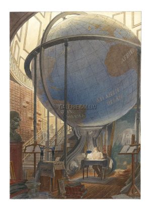 Schuiten • "Mundaneum " Estampe pigmentaire Edition limitée 18ex  N°& Signée
