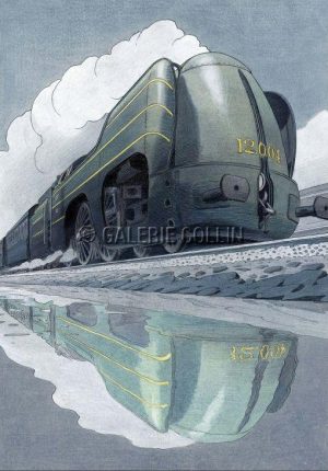 Schuiten • Carte postale "La 12 de nuit"