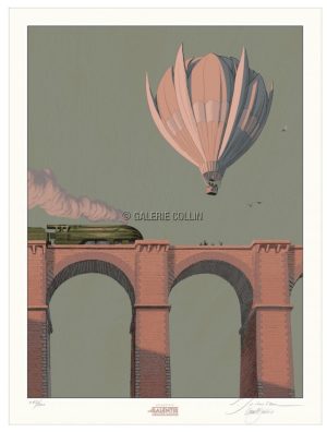 Schuiten-Durieux Sérigraphie "Ralentir" Limitée numérotée et signée 200ex.